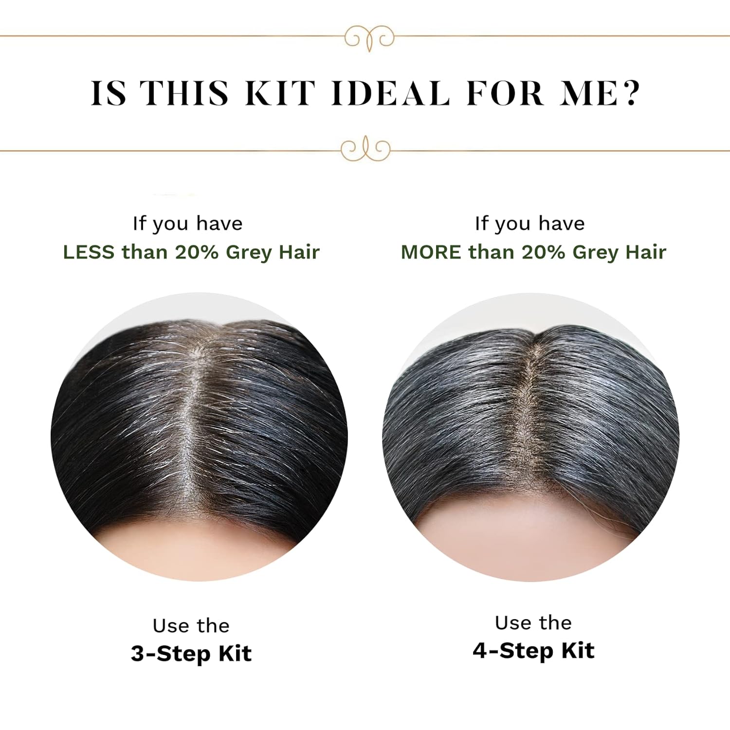 Sesa Natural Black Hair Colour Kit | For HIGH GREY% - 100% Organic & Ayurvedic