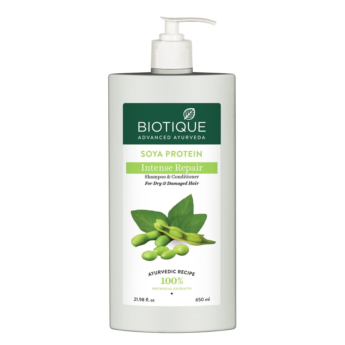 Biotique Advanced Ayurveda Bio Soya Protein Fresh Nourishing Shampoo - 650ml