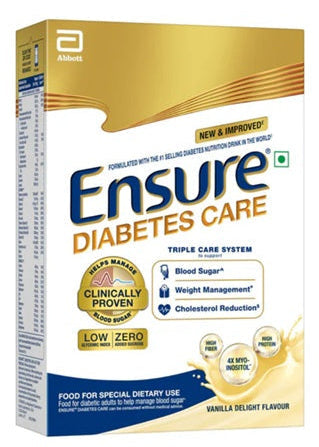 Ensure Diabetes Care Powder Vanilla Flavour - Sugar Free Health Drink - Refill - 950gm