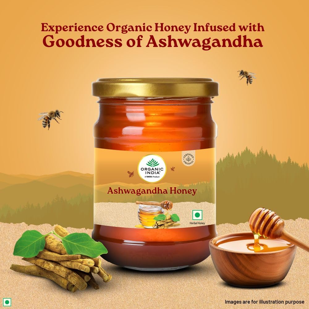 Organic India Ashwagandha Honey, Organic Certified | 125g