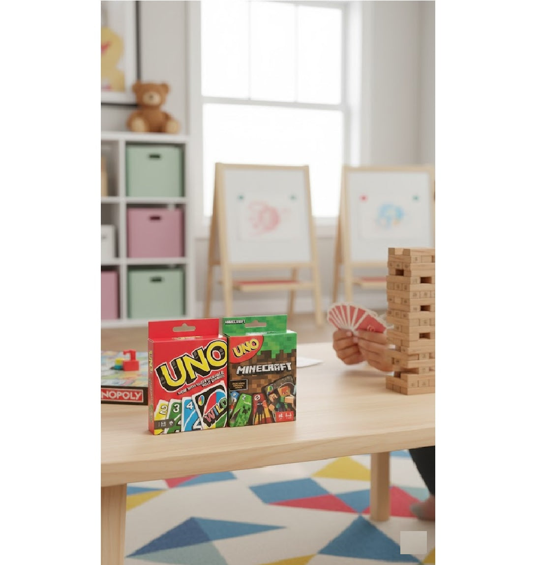 UNO Wild and UNO Minecraft Card Game Combo | Best for Travel