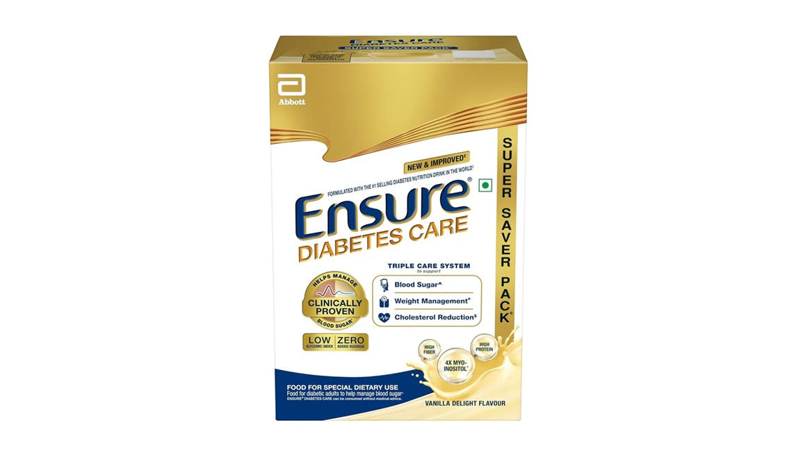 Ensure Diabetes Care Powder Vanilla Flavour - Sugar Free Health Drink - Refill - 950gm