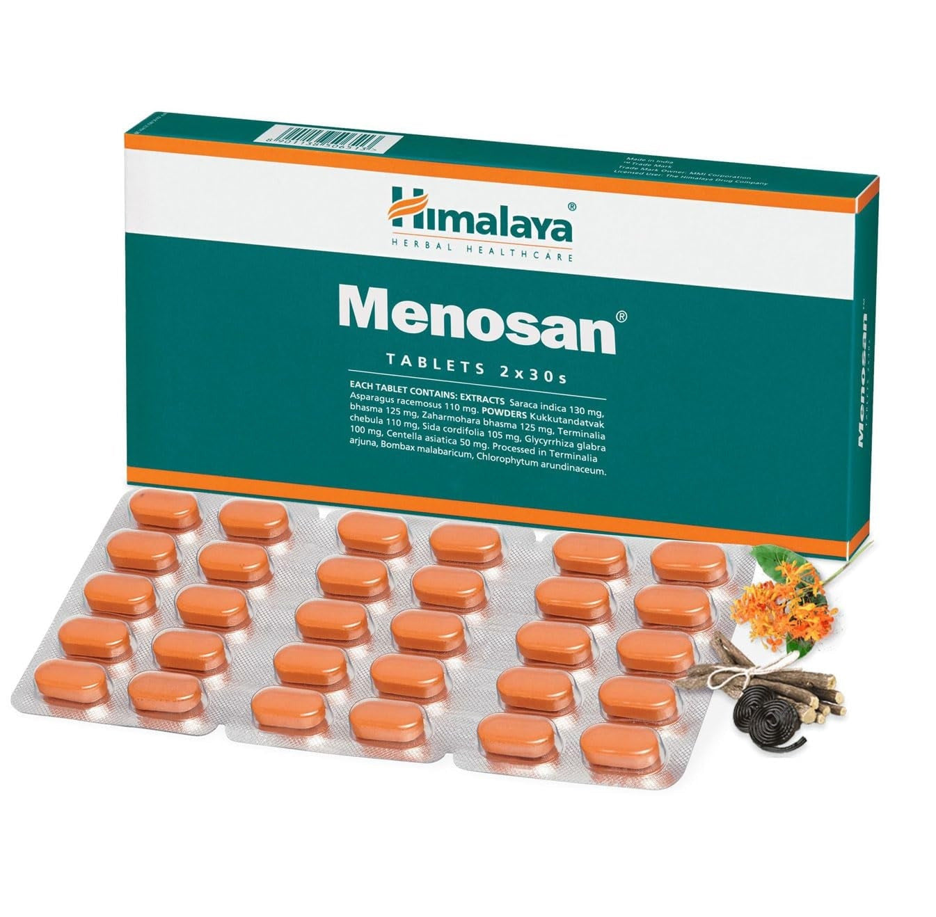 Himalaya Herbals Menosan Tabs - 60 tabs