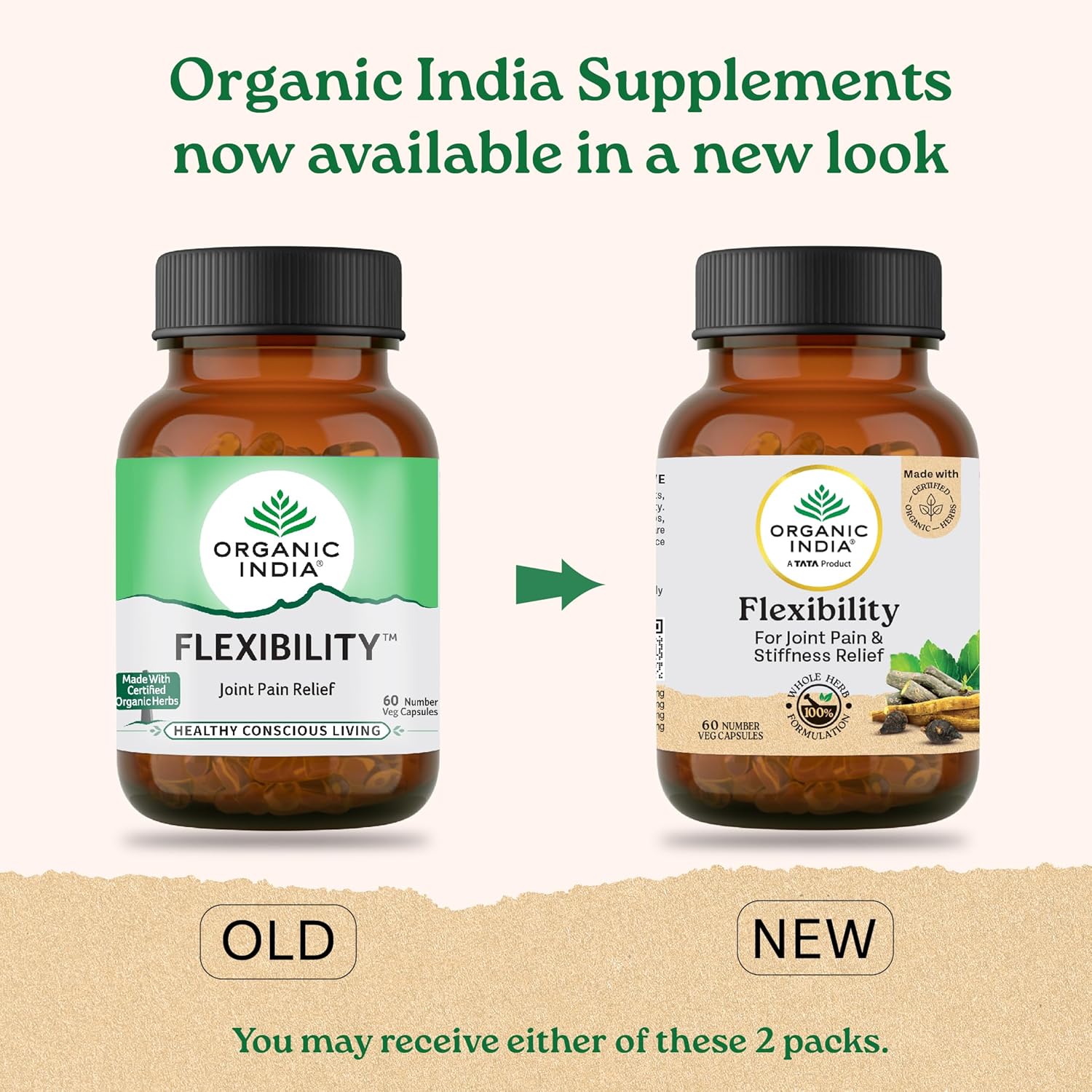 Organic India Flexibility -Pack Of 60 Capsules