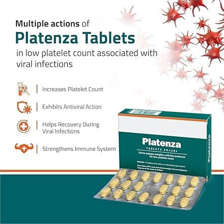 Himalaya Herbals Platenza Tabs - 60 tabs
