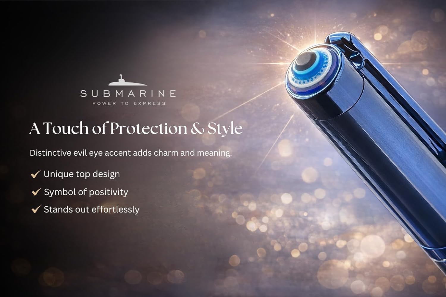 Submarine Premium 1572 Evil Eye Ball Pen