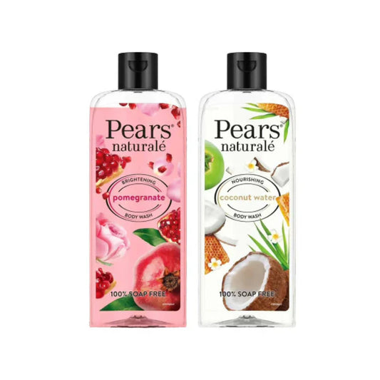 Pears Naturale Brightening Pomegranate & Nourishing Coconut Water Body Wash Combo - Combo