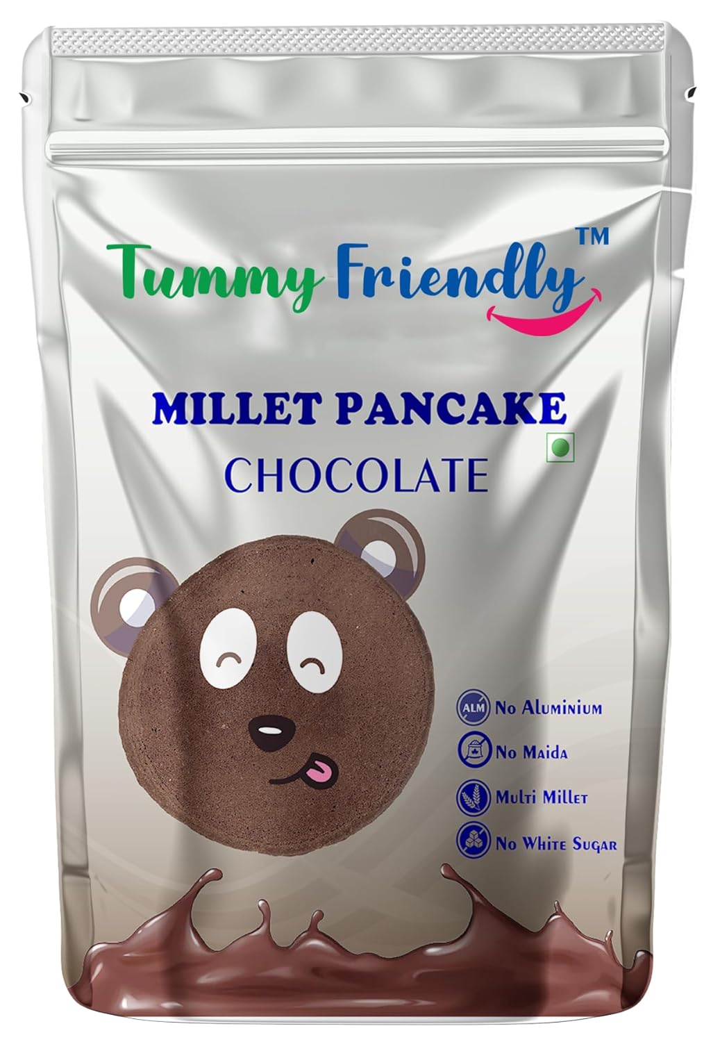 TummyFriendly Foods Aluminium-Free Millet Pancake Mix with Dates and Nuts - 800 gm
