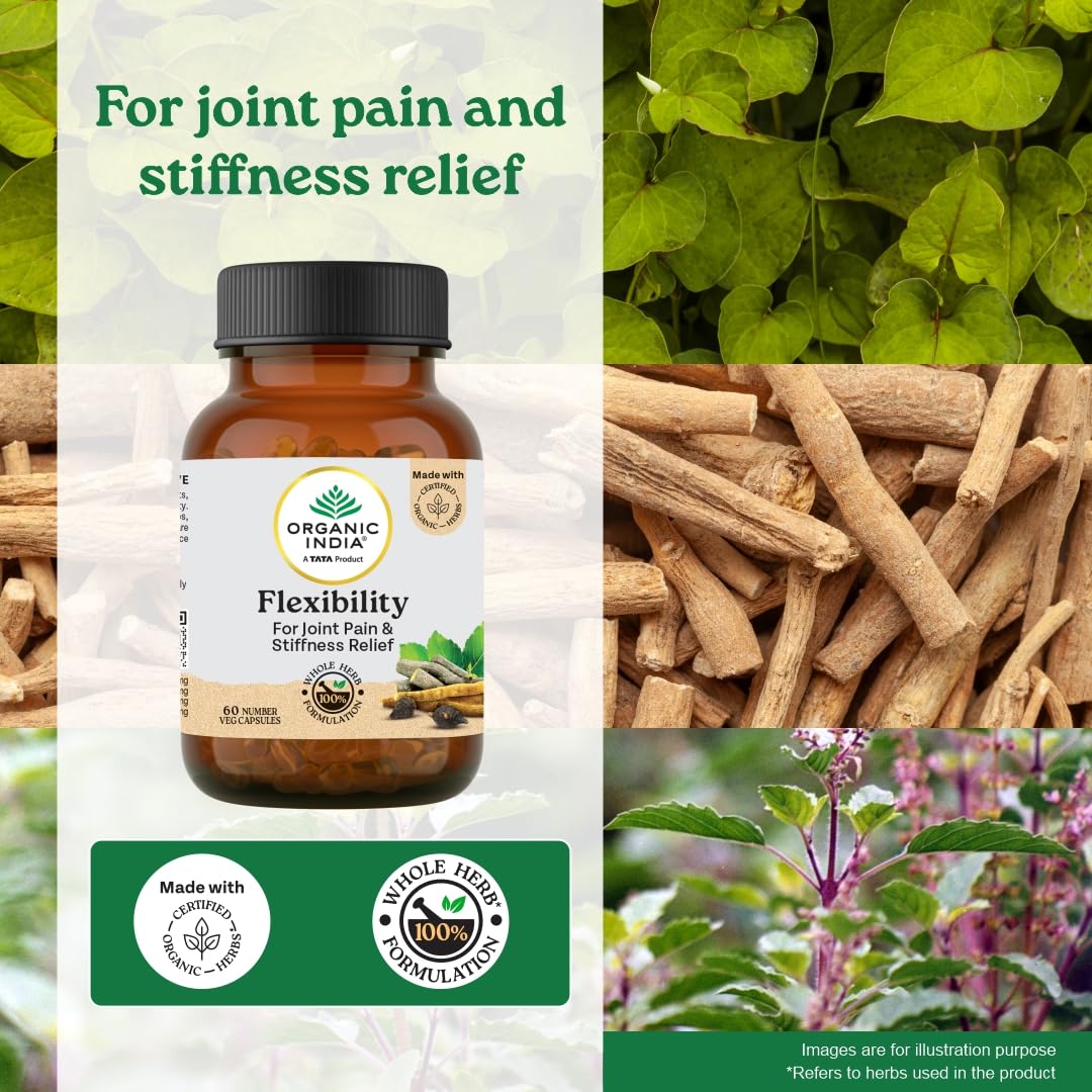 Organic India Flexibility -Pack Of 60 Capsules