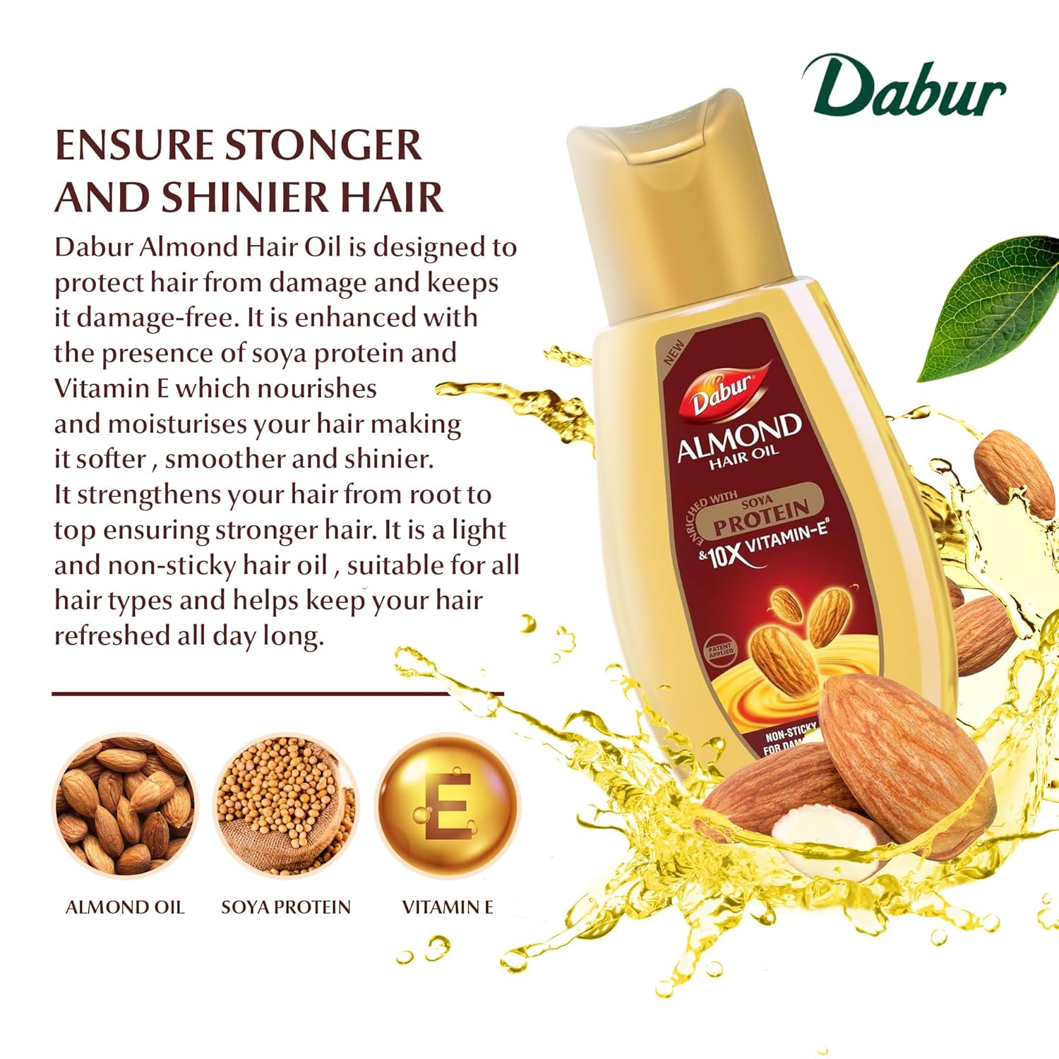 Dabur Almond Hair Oil - 200 ml