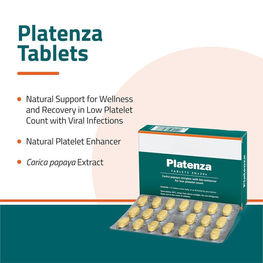 Himalaya Herbals Platenza Tabs - 60 tabs