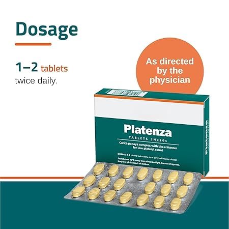 Himalaya Herbals Platenza Tabs - 60 tabs