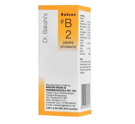 Bakson's Homeopathy B2 Drops - 30 ml