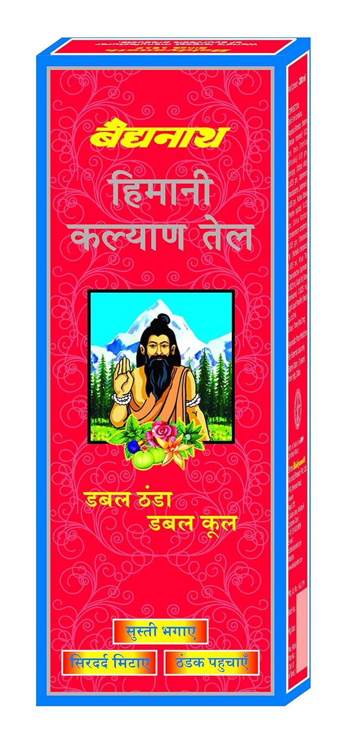 Baidyanath Ayurvedic Himani Kalyan Tail (200ml) For headache, mental stress, hair growth, and sound sleep