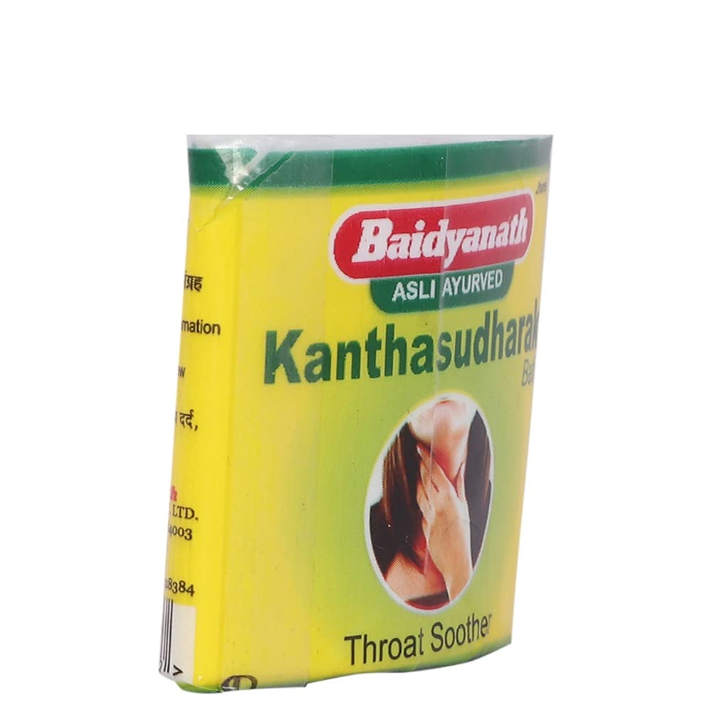 Baidyanath Kanth Sudharak Vati (6g) For Irritation, Pain and Inflammation Associated with Sore Throat