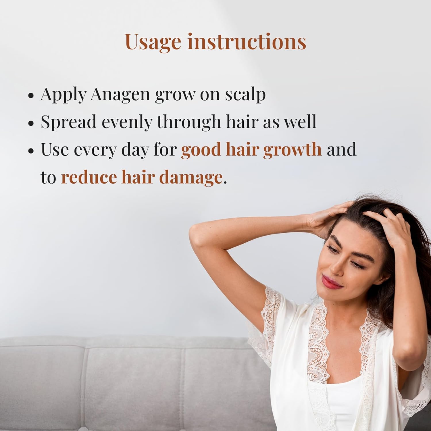 Anagen Grow Dr JRK’s Hair Serum 100ml , Ayurvedic Hair Serum for hair growth, damaged and dull hair