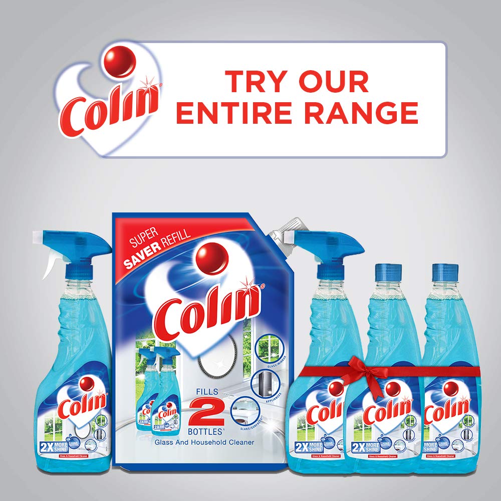 Colin Glass and Surface Cleaner Liquid Spray, Regular - 125 ml