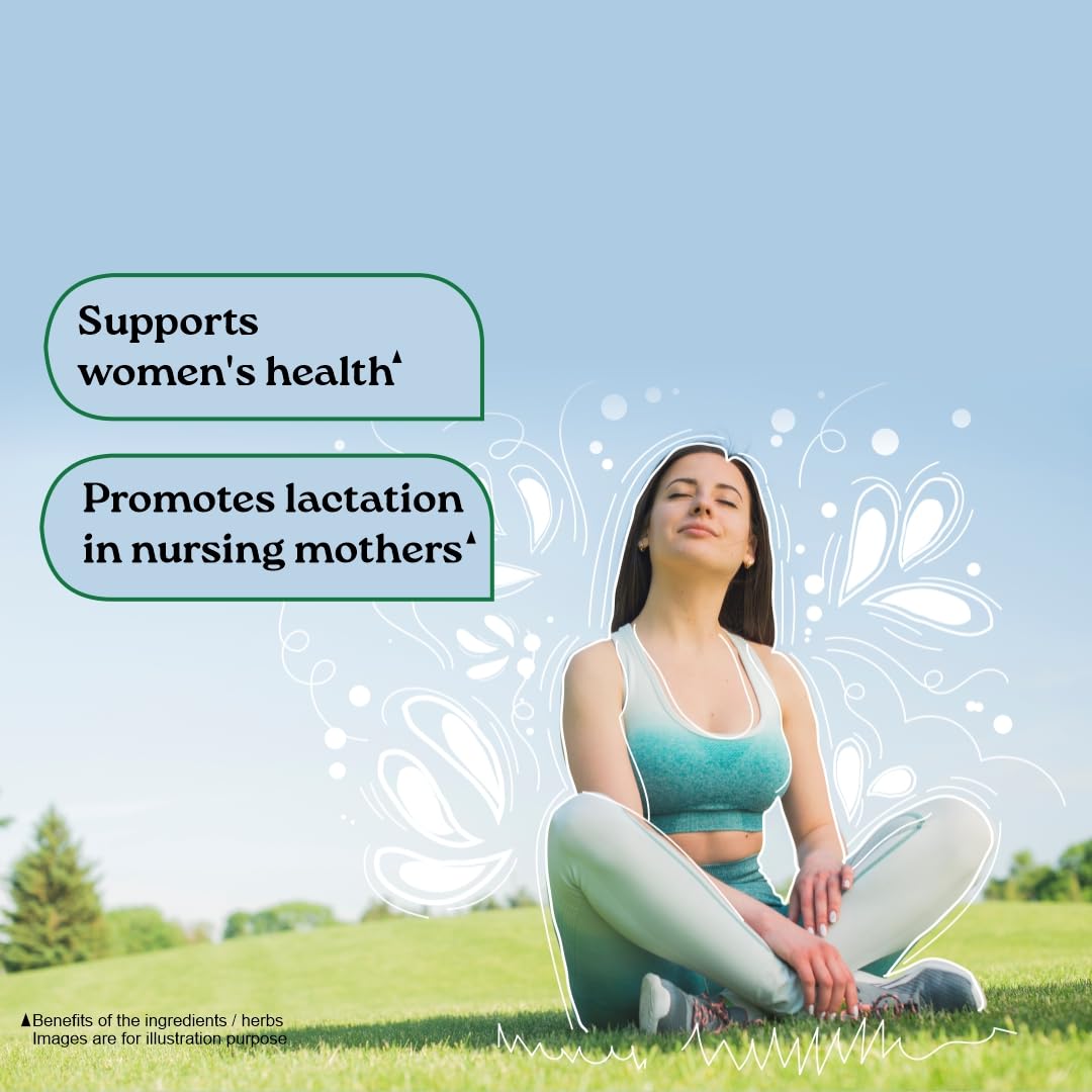 Organic India Shatavari - 60 Veg Capsules, With Plant Based Estrogens, Helps Boosts Health and Vitality For Women Of All Ages & Restore Hormonal Balance, GMP & NPOP Certified Organic