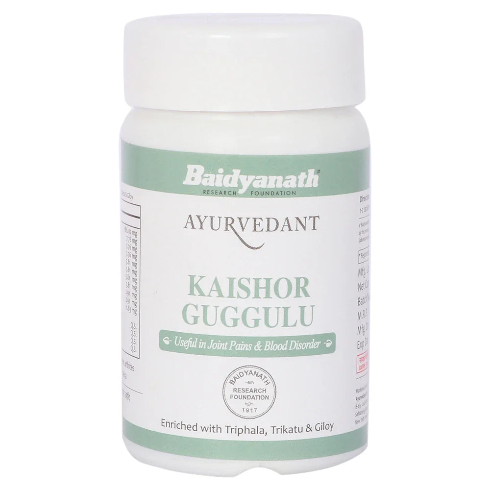 Baidyanath KAISHOR GUGGULU 120Tablets for ulcers, leprosy, boils, fistula, sciatica