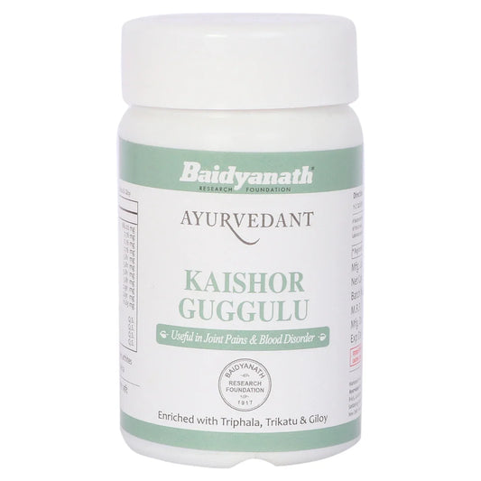 Baidyanath KAISHOR GUGGULU 120Tablets for ulcers, leprosy, boils, fistula, sciatica