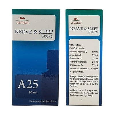 Allen A25 Nerve and Sleep Drops (30ml)