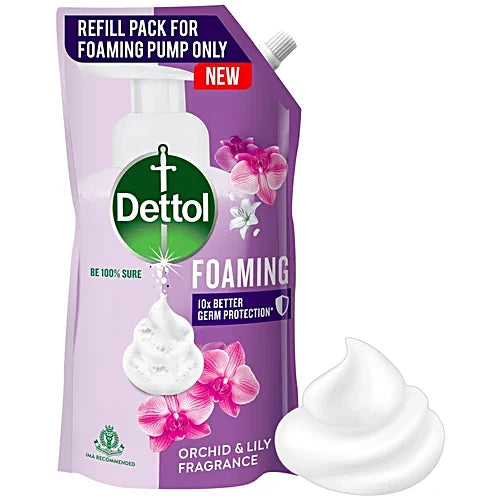 Dettol Orchid & Lily Fragrance Foaming Handwash, 700 ml