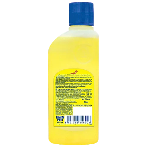 Lizol Disinfectant Surface & Floor Cleaner Liquid - Citrus, 200 ml