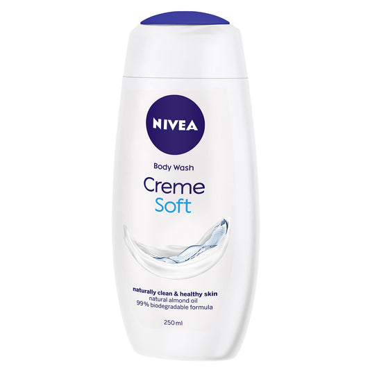 Nivea Body Wash- Creme Soft Naturally Clean - 250 ml