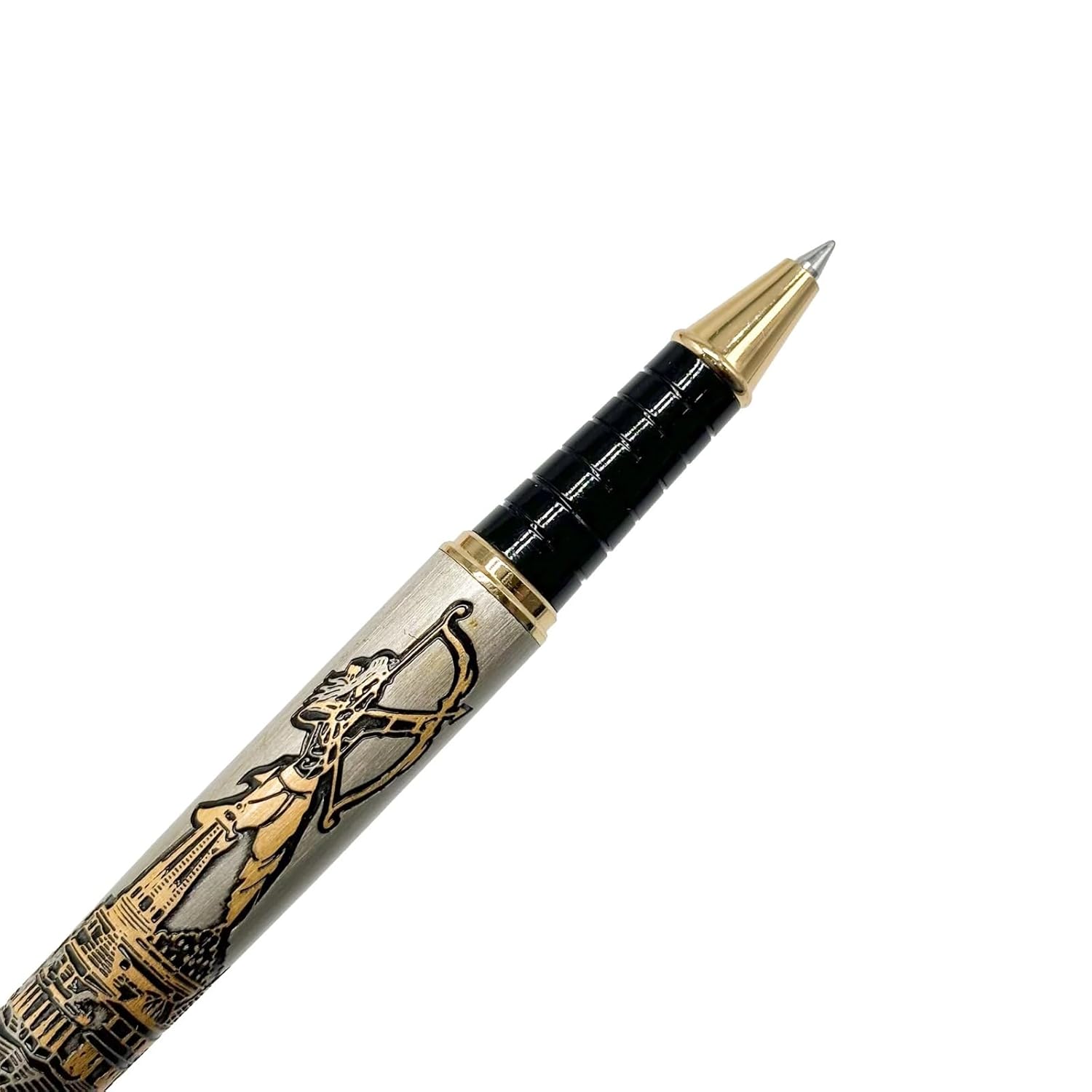 Submarine Divine 1067 Ram Bhagwan Etched Premium rose gold and gold roller pen
