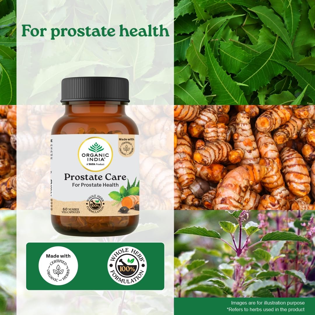 Organic India Prostate Care Veg | 60 Capsule