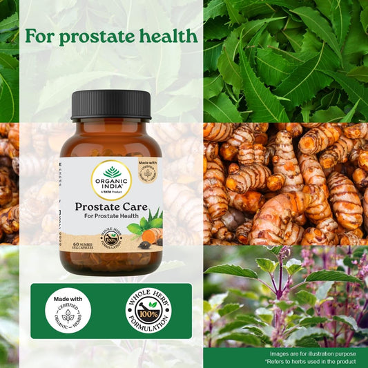 Organic India Prostate Care Veg | 60 Capsule