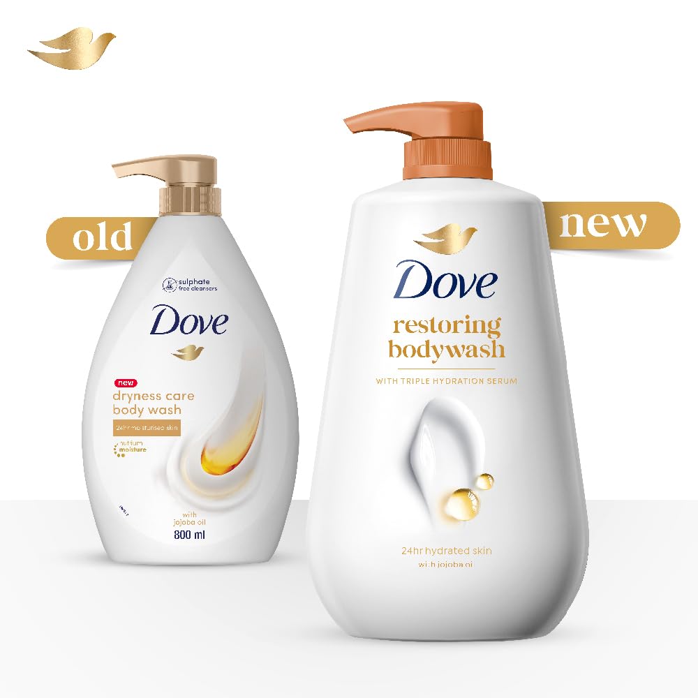 Dove Dryness Care Body Wash With Jojoba Oil - 800 ml