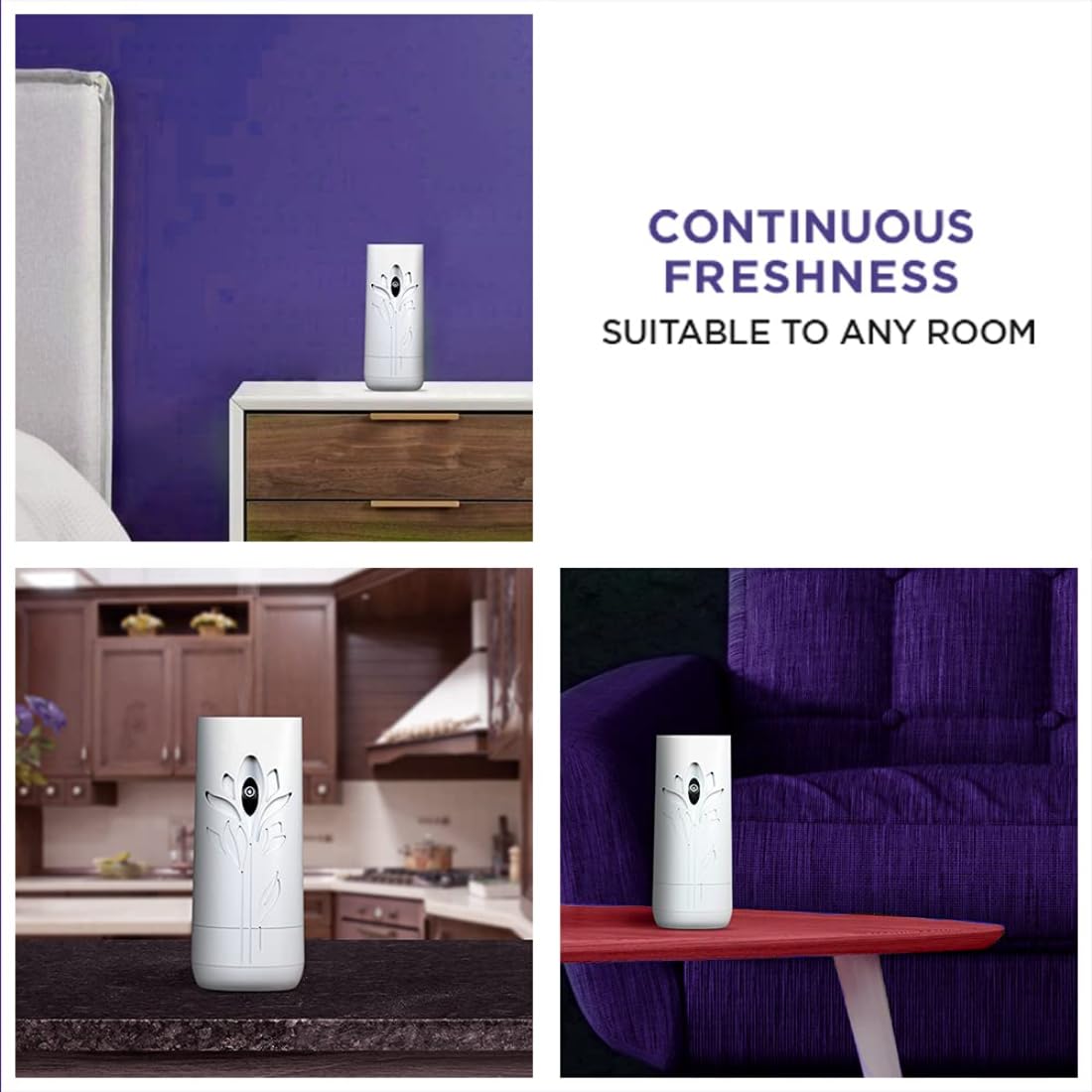 Air Wick 250 ml - Lavender & Lotus, Refill + Automatic Spray| Freshmatic Air Freshener Kit