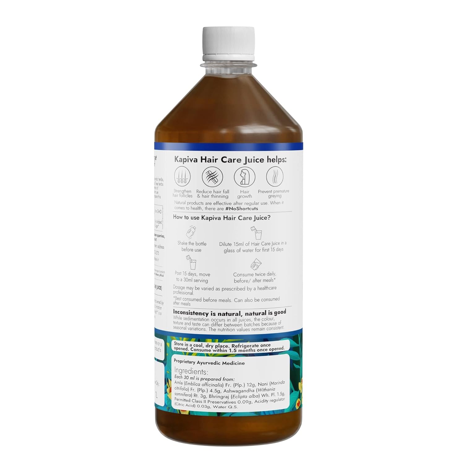 Kapiva Ayurveda Hair Care Juice - 1 L