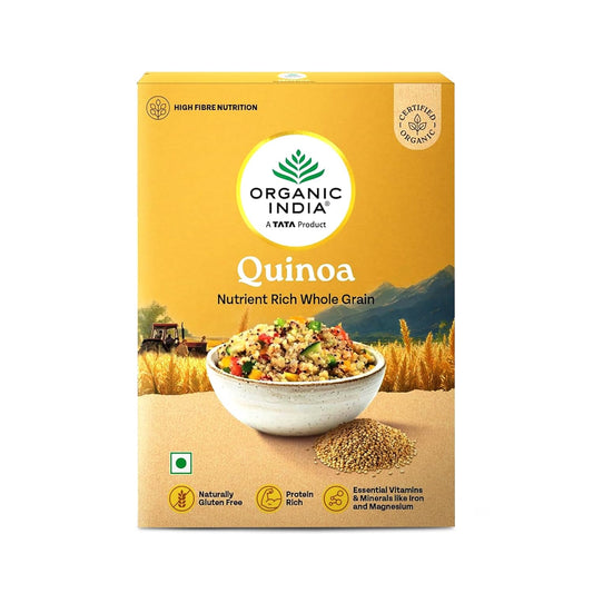 Organic India Quinoa – 500g | Nutrient-Rich Whole Grain | Protein-Rich | Gluten-Free | Source of Iron & Magnesium