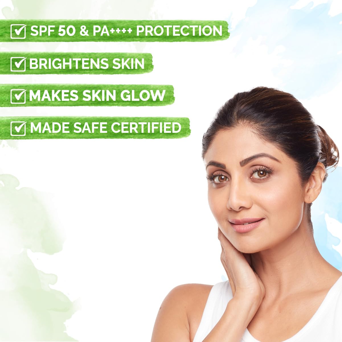 Mamaearth Vitamin C Daily Glow Sunscreen SPF 50 PA+++ for Sun Protection & Glow - 80 gm