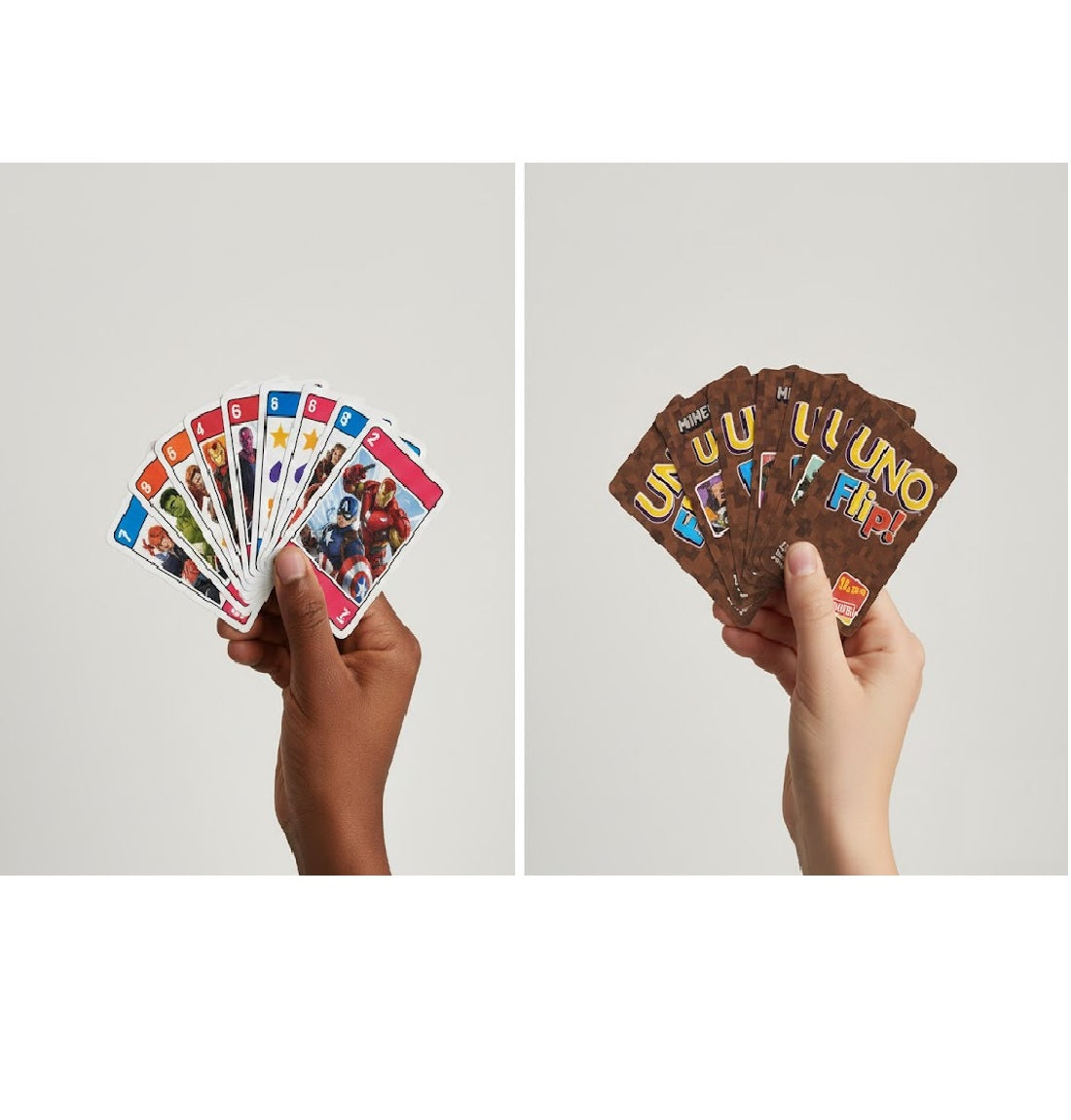 UNO Avengers and UNO Flip Card Game Combo for Friends & Family