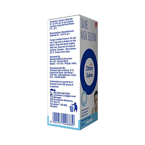 Otrivin Otrivin Saline, 10 ml Nasal Spray