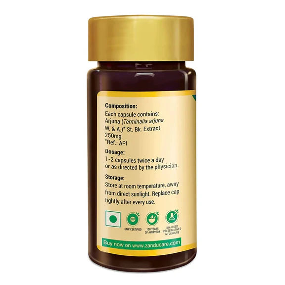 Zandu Arjuna Healthy Heart Capsules - Pack of 1