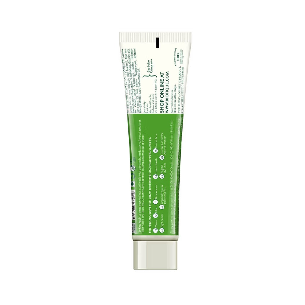 Biotique Clove & Tulsi Complete Care Toothpaste - 140 gm