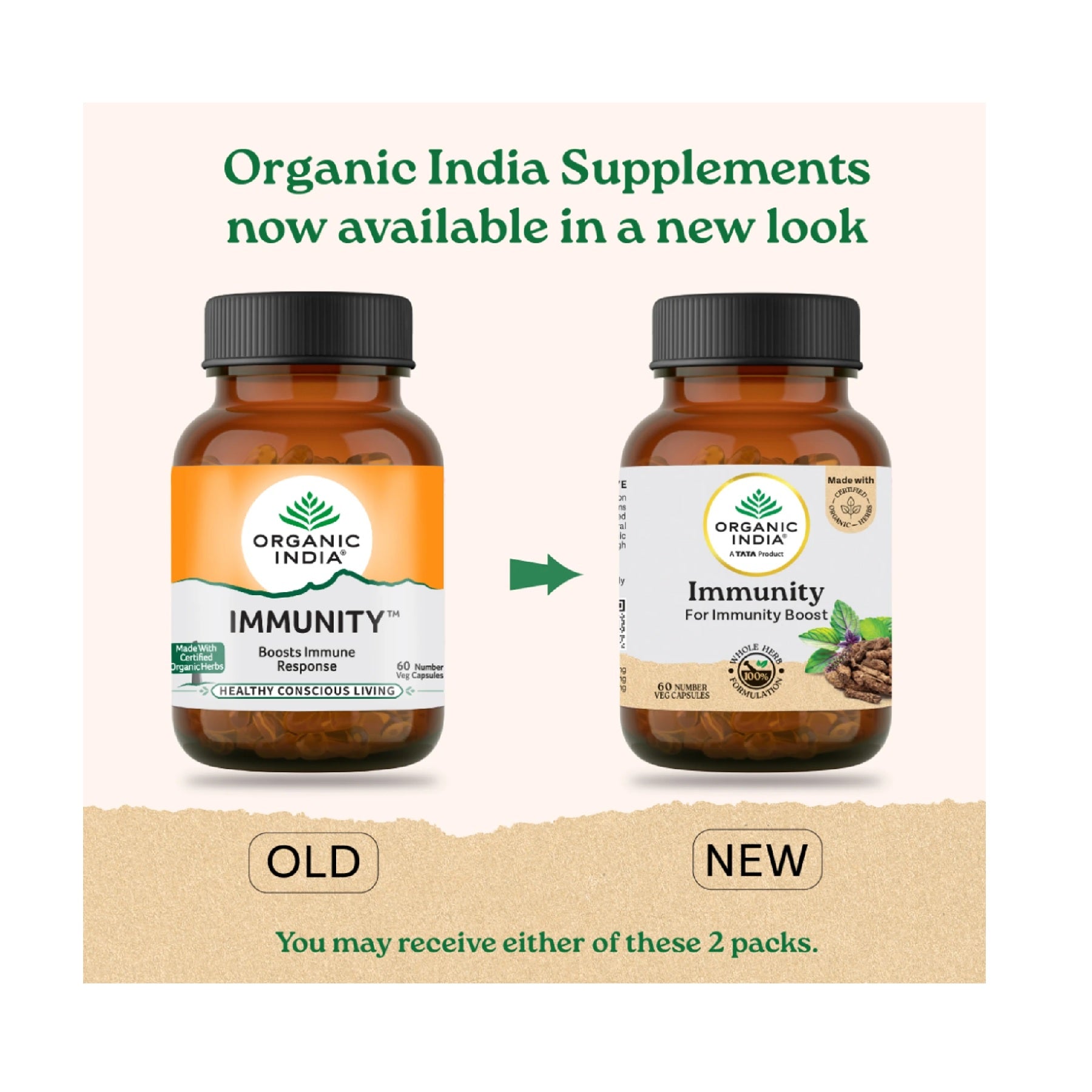 Organic India Immunity Veg 60 Capsule