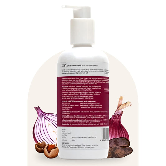 Sesa Ayurvedic Onion Conditioner with Reetha & Shikakai - 300 ml