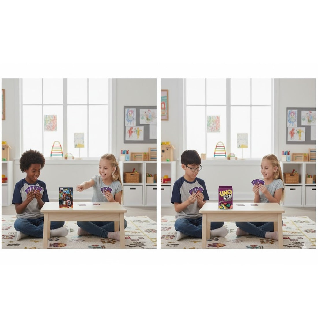 UNO Avengers and UNO Flip Card Game Combo for Friends & Family