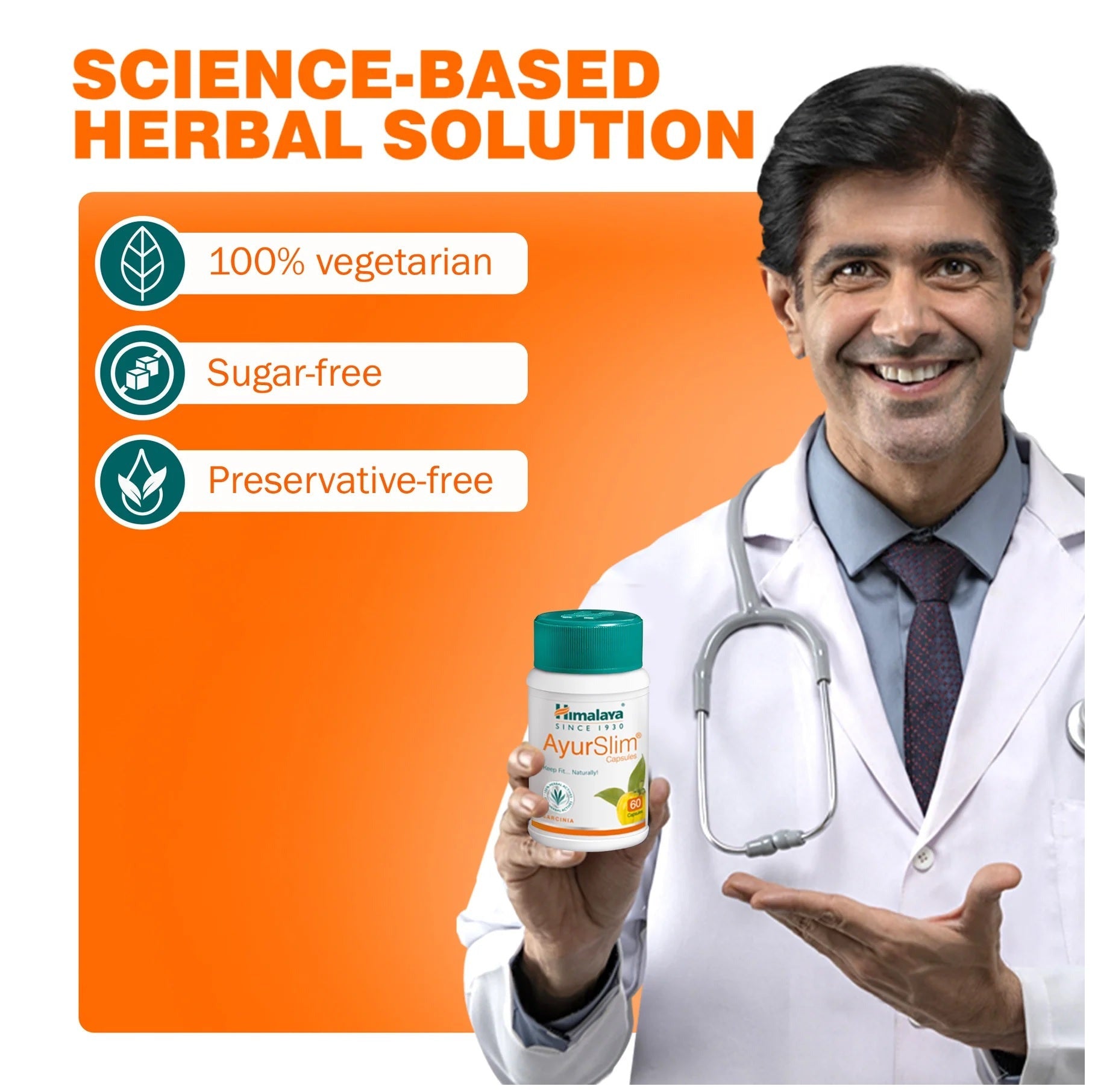 Himalaya Wellness - AyurSlim Capsules - Pack of 1 - 60 caps