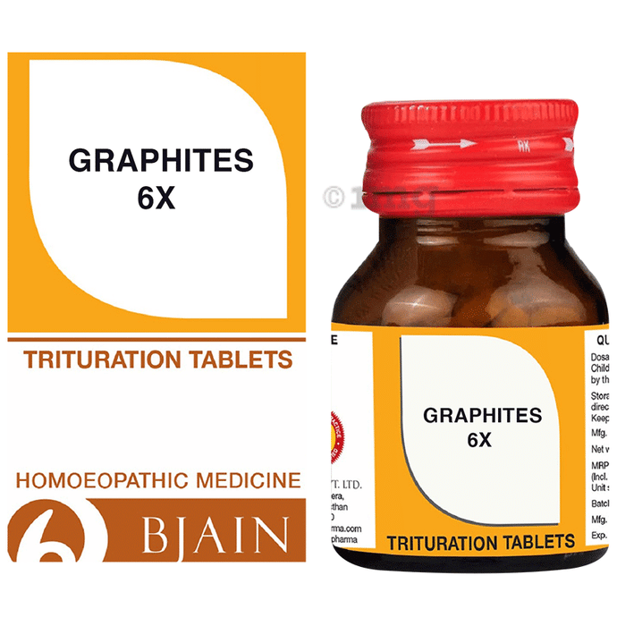 Bjain Homeopathy Graphites Trituration Tablets - 6X - 25 Gm