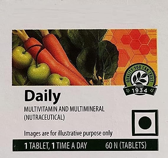 NUTRILITE Daily 60 tablets Multivitamin & Multimineral Tablet  | 60 Tablets