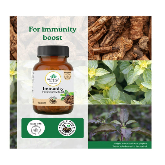 Organic India Immunity Veg 60 Capsule