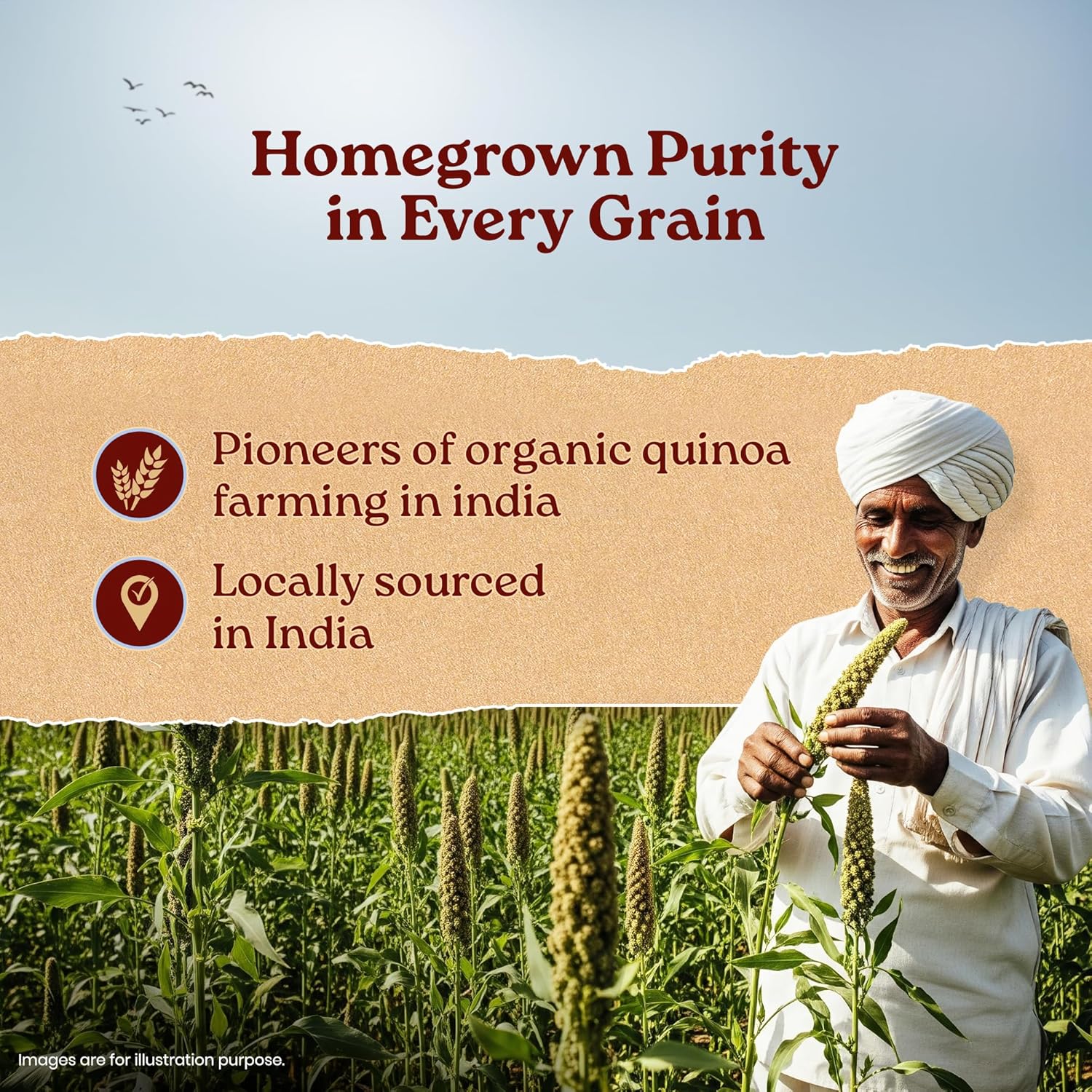 Organic India Quinoa – 500g | Nutrient-Rich Whole Grain | Protein-Rich | Gluten-Free | Source of Iron & Magnesium