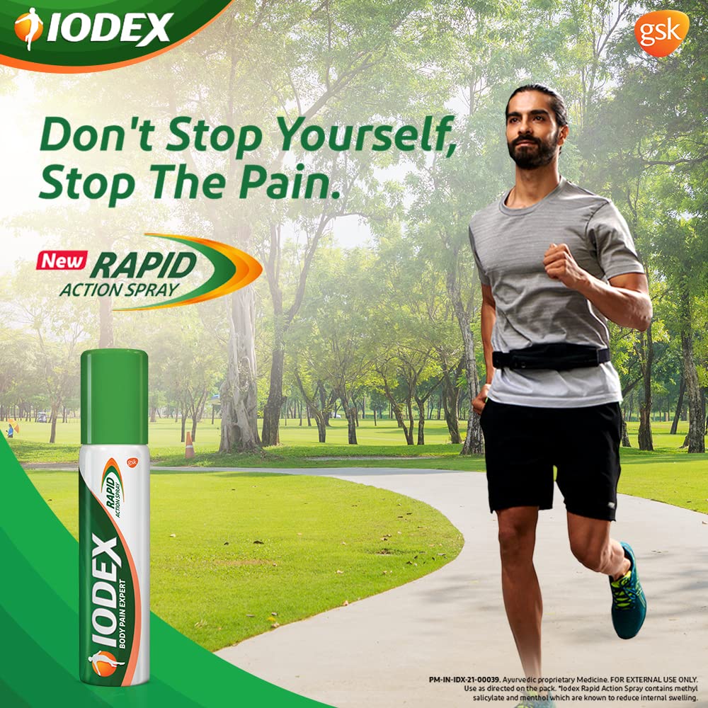 Iodex Rapid Action Pain Relief Spray 60, g