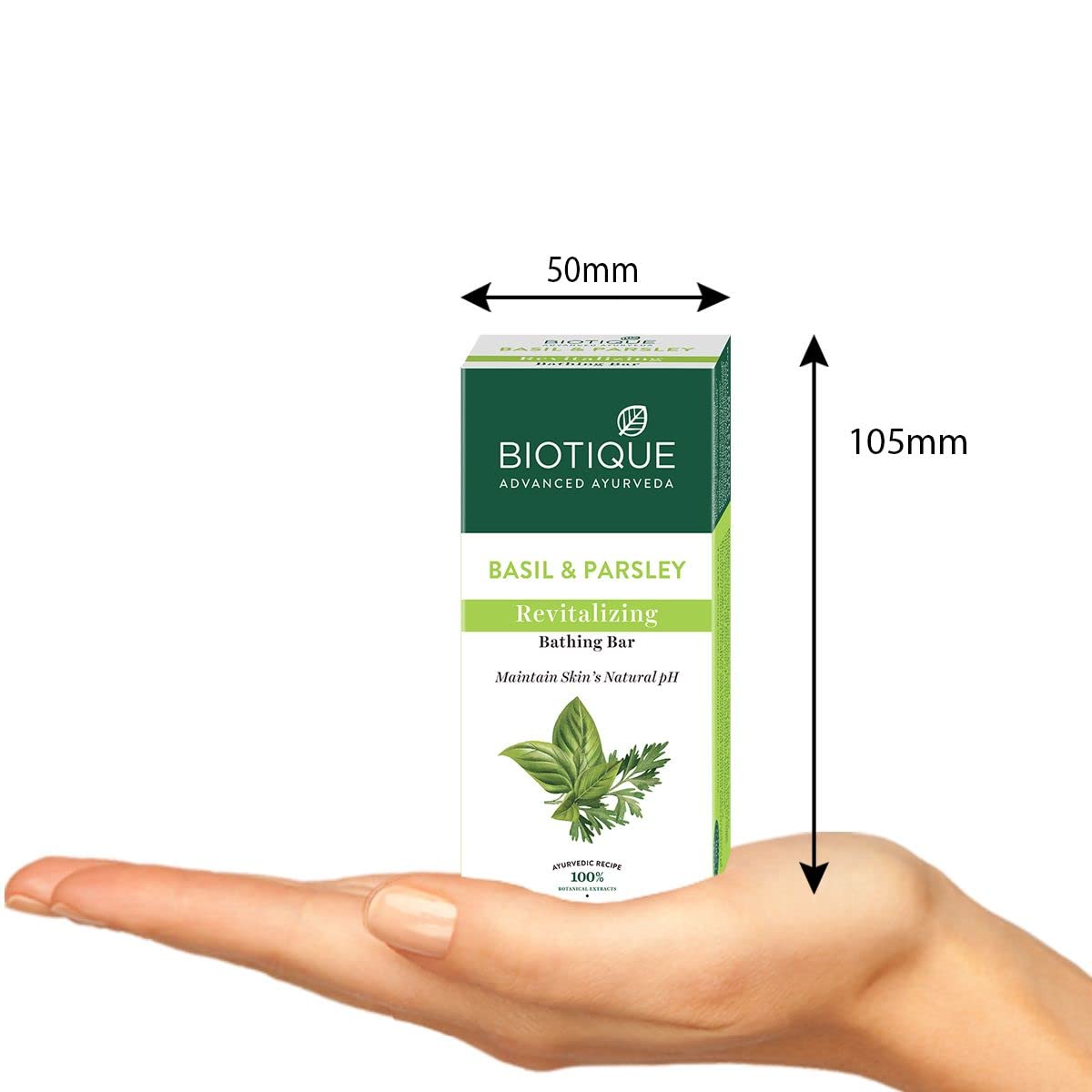 Biotique Advanced Ayurveda Bio Basil & Parsley Revitalizing Body Soap - 150 gm